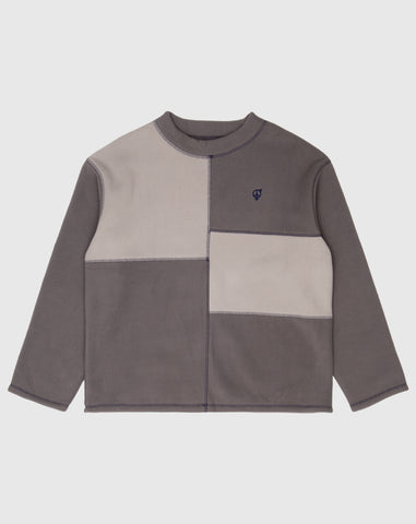 Box Fleece Mock Neck